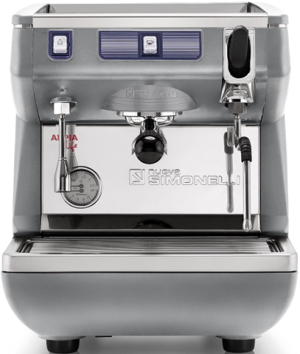 Кофемашина рожковая полуавтоматическая NUOVA SIMONELLI APPIA LIFE 1GR S 220V METALLIC GREY+HIGH GROUPS