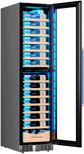 Шкаф холодильный для вина MEYVEL MV106-KST2 (SLIM)