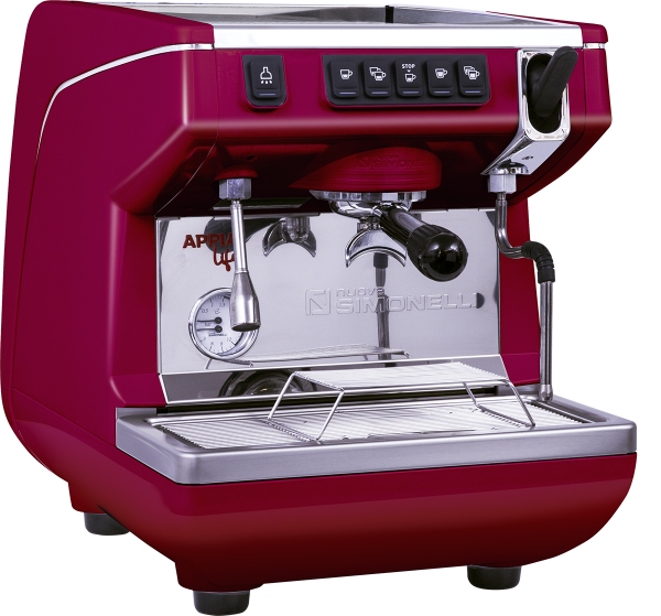 Кофемашина рожковая автоматическая NUOVA SIMONELLI APPIA LIFE 1GR V 220V RED+HIGH GROUPS