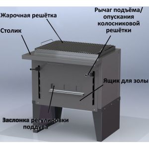 Грили и мангалы на углях Vesta 104571