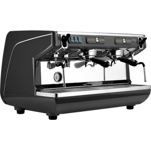 Кофемашина рожковая полуавтоматическая NUOVA SIMONELLI APPIA LIFE 2GR S 380V BLACK+HIGH GROUPS+ECONOMIZER