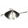 Сковорода WOK для плит HKN-ICW35M WOK и HKN-ICW50D WOK, D355мм, нерж.сталь, крышка, ручки нерж.сталь