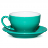 Чайная пара 300 мл D 10,7 см h 6,8см, фарфор бирюзовый, Barista P.L. Proff Cuisine [6]
